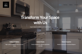 A modern, custom-built walk-in closet